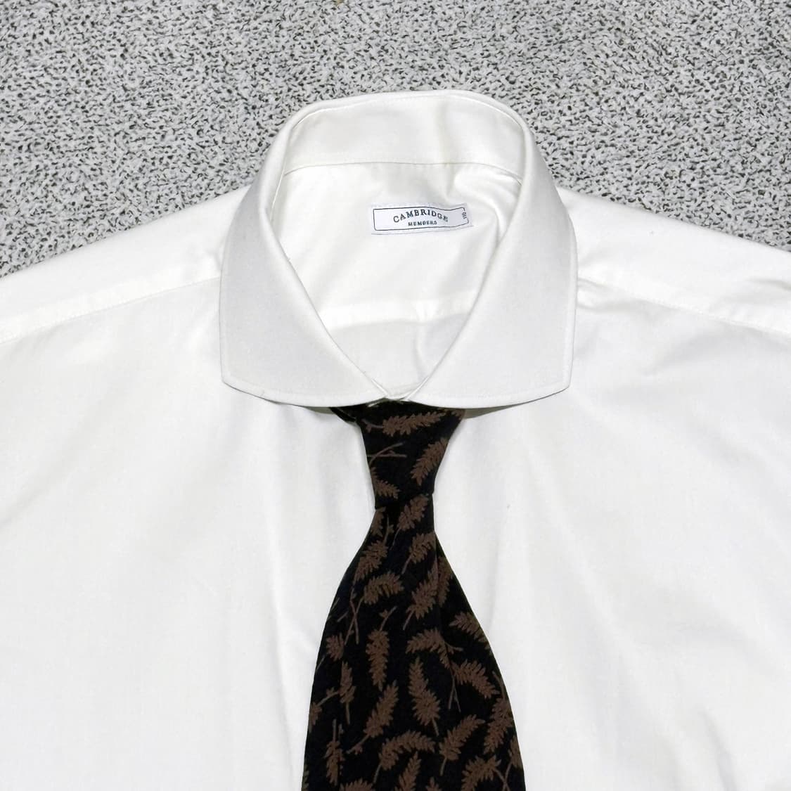 조르지오 아르마니 빈티지 리프 패턴 실크 타이 상품이미지4