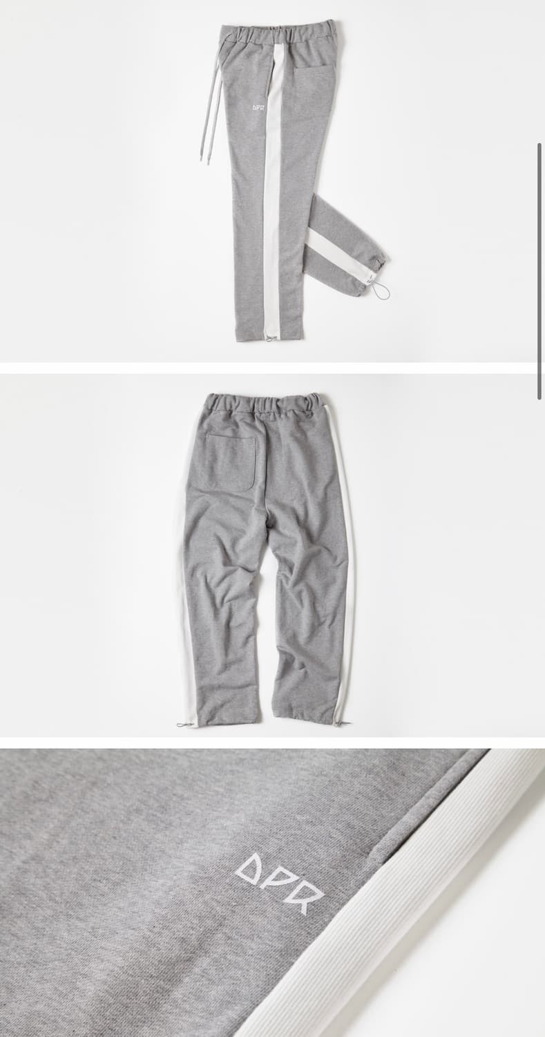 DPR 사이드라인 트랙팬츠 바지 블랙, 그레이 (캐피탈 스투시 슈프 상품이미지1