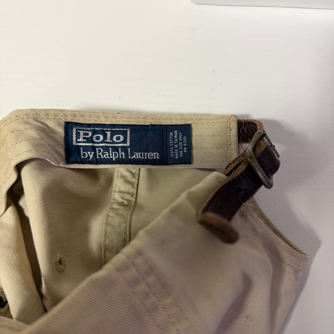 폴로 랄프로렌 빈티지 베이지 볼캡 상품이미지5