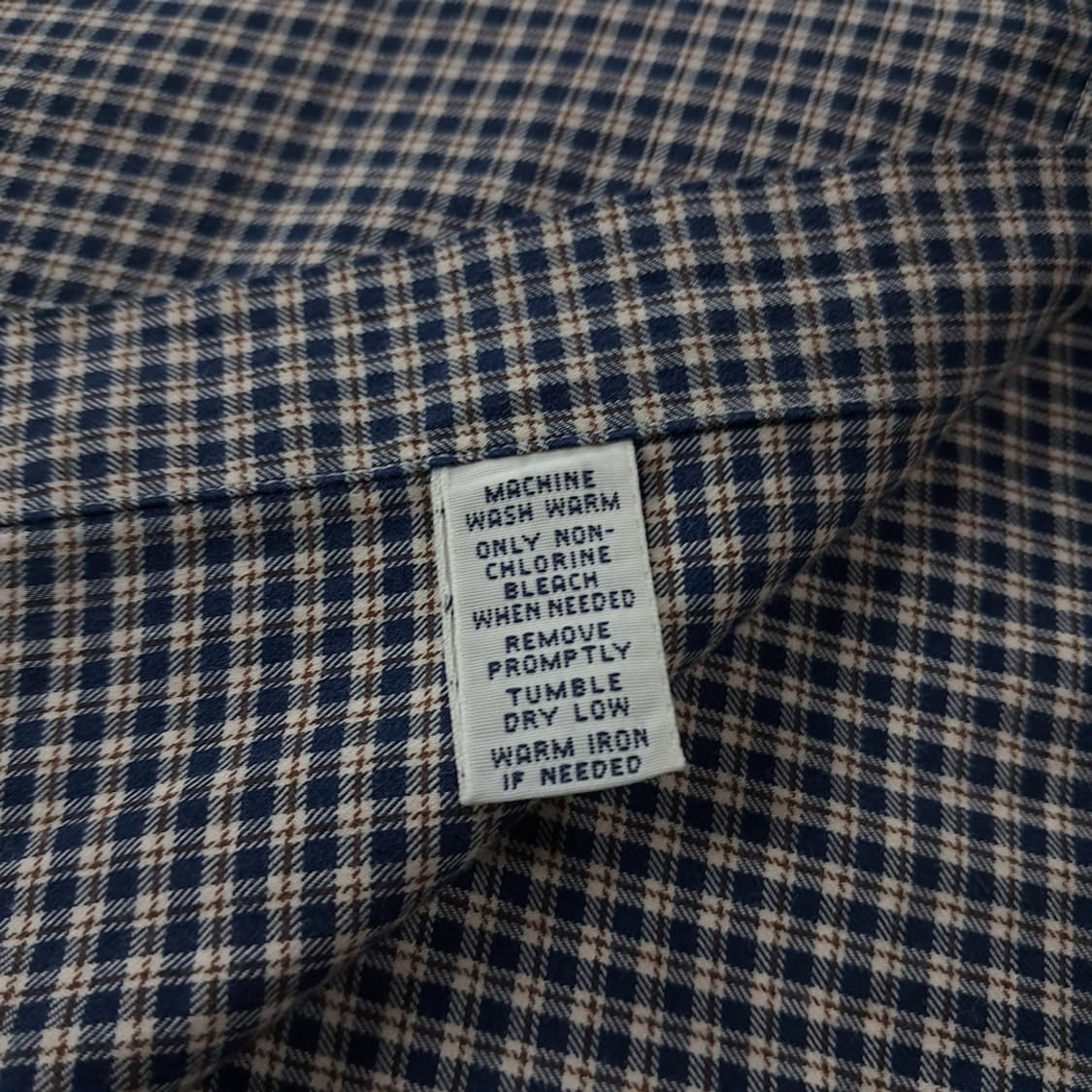 CK444 XLT 폴로 90s 마이크로타탄체크 다크네이비 셔츠 남방 상품이미지5