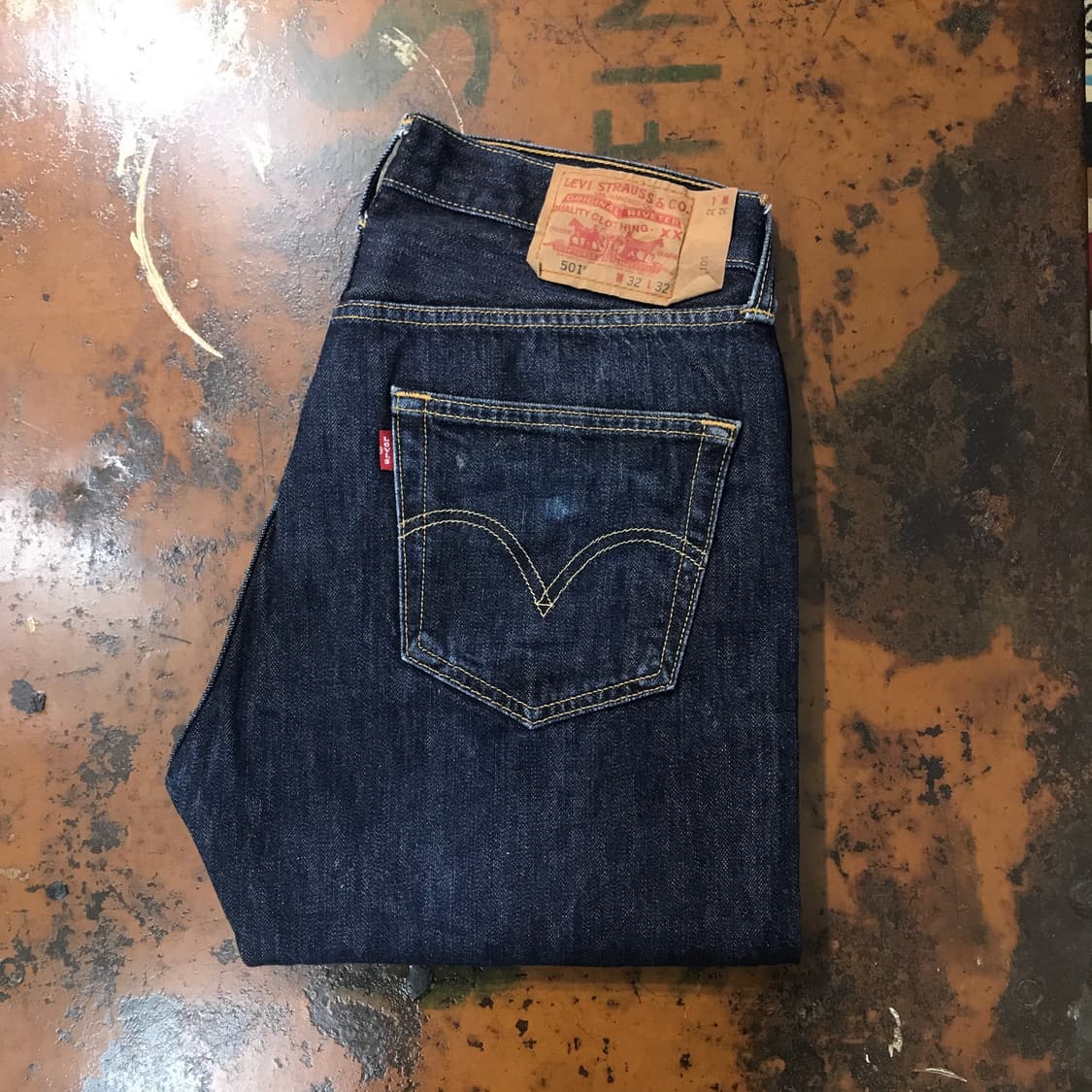리바이스 501 진청 인디고 데님 팬츠 허리 31 32 사이즈 상품이미지1