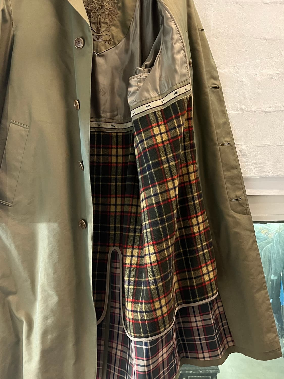 Daks 닥스 클래식 트렌치 코트 카키 56 상품이미지6