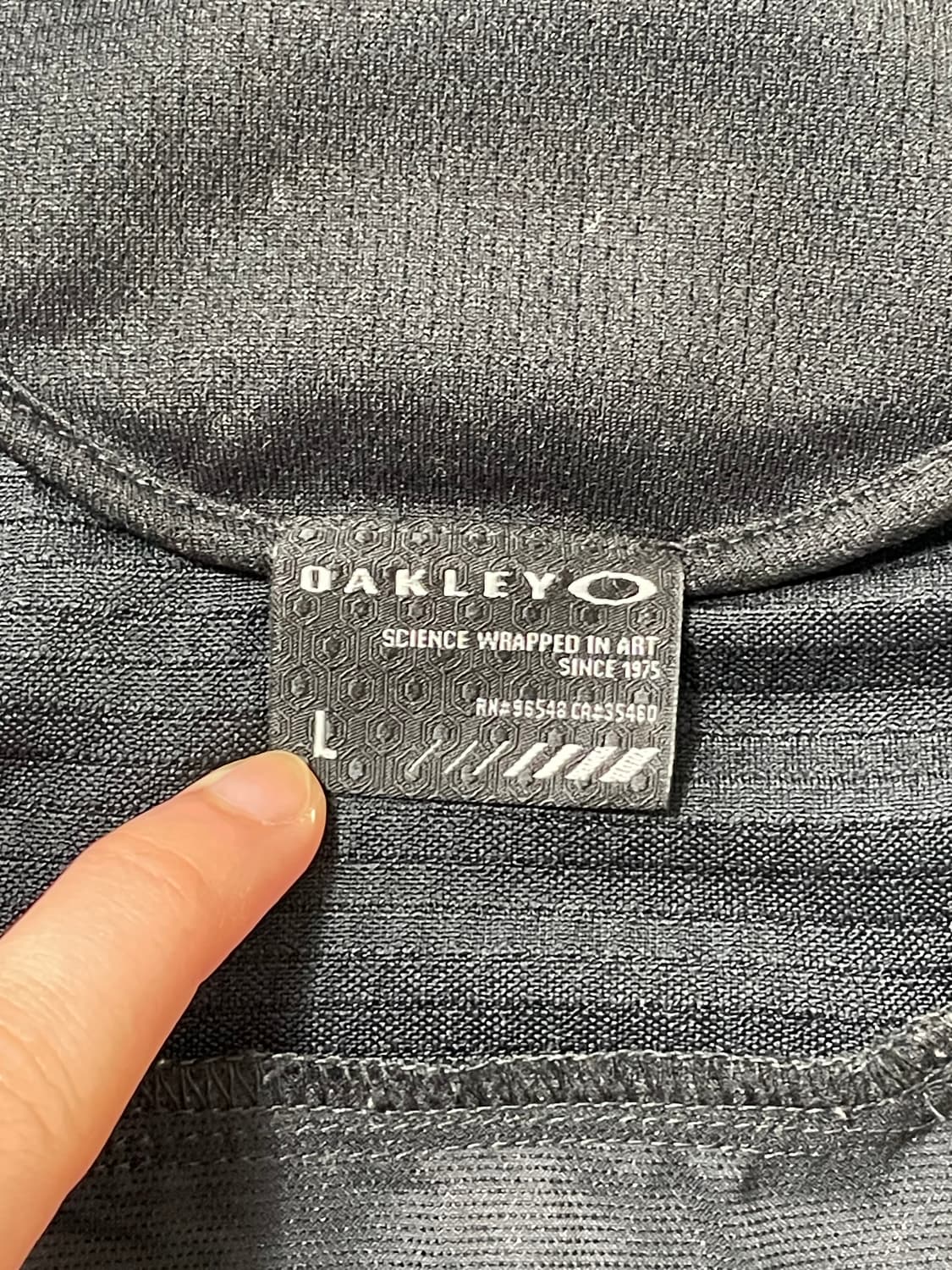 빈티지9. 오클리 고프코어 리프 패턴 윈드브레이크 바람막이 일본 빈티지 상품이미지3