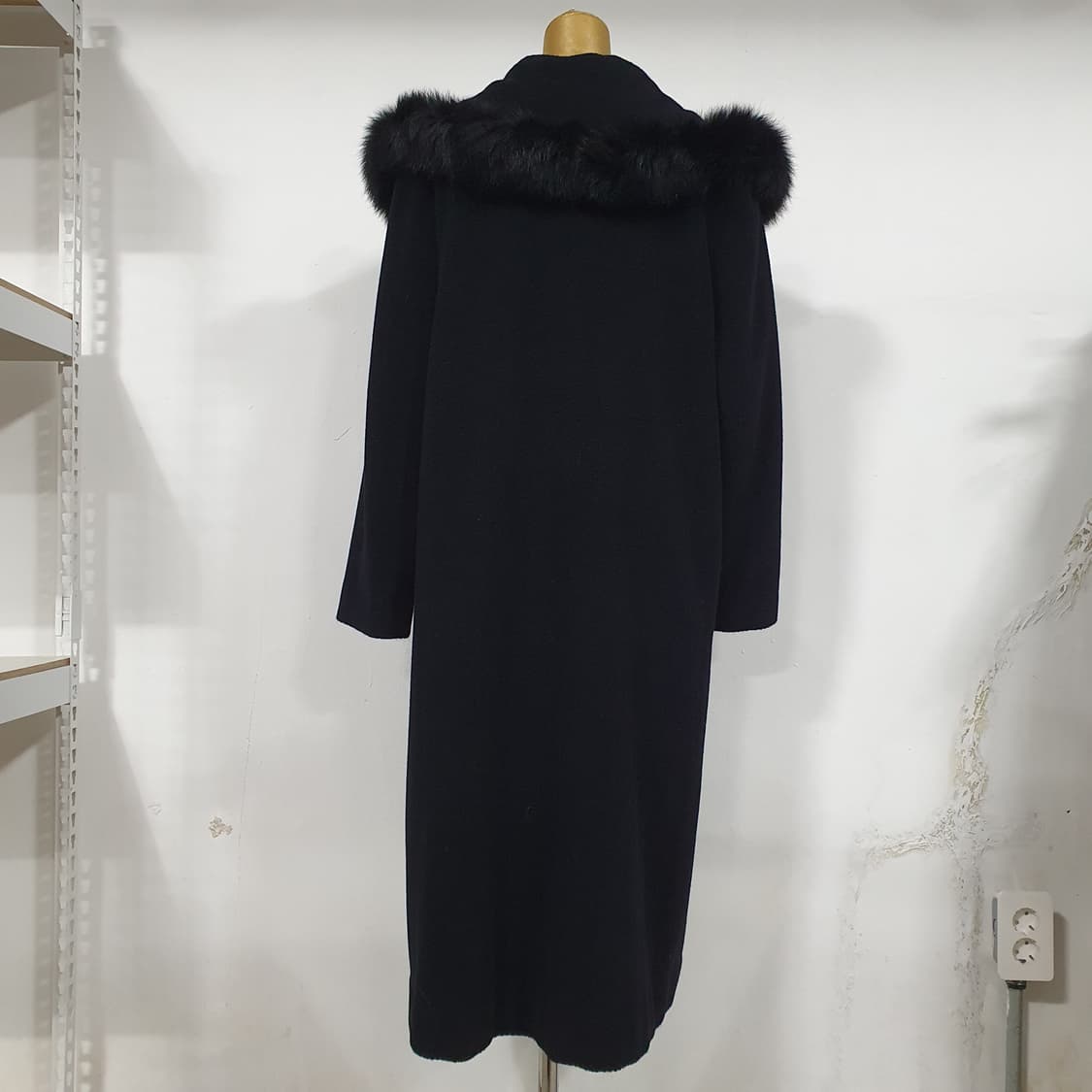 빈티지 숄 카라 케이프 울 코트 토끼털 / 모리걸 달천깔 페어리 상품이미지5