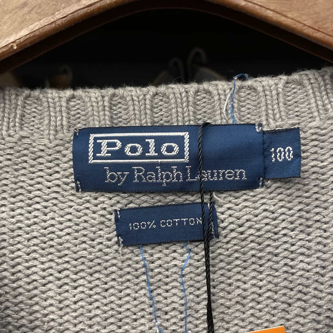 90s 폴로 랄프로렌 레트로 라운드넥 니트 스웨터 N212 상품이미지7