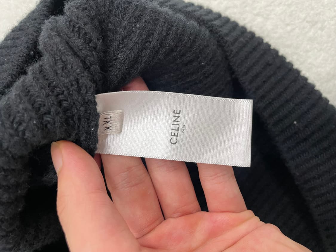 [ S+급 , XXL ] 셀린느 신형 리브드 립드 울 니트  상품이미지2