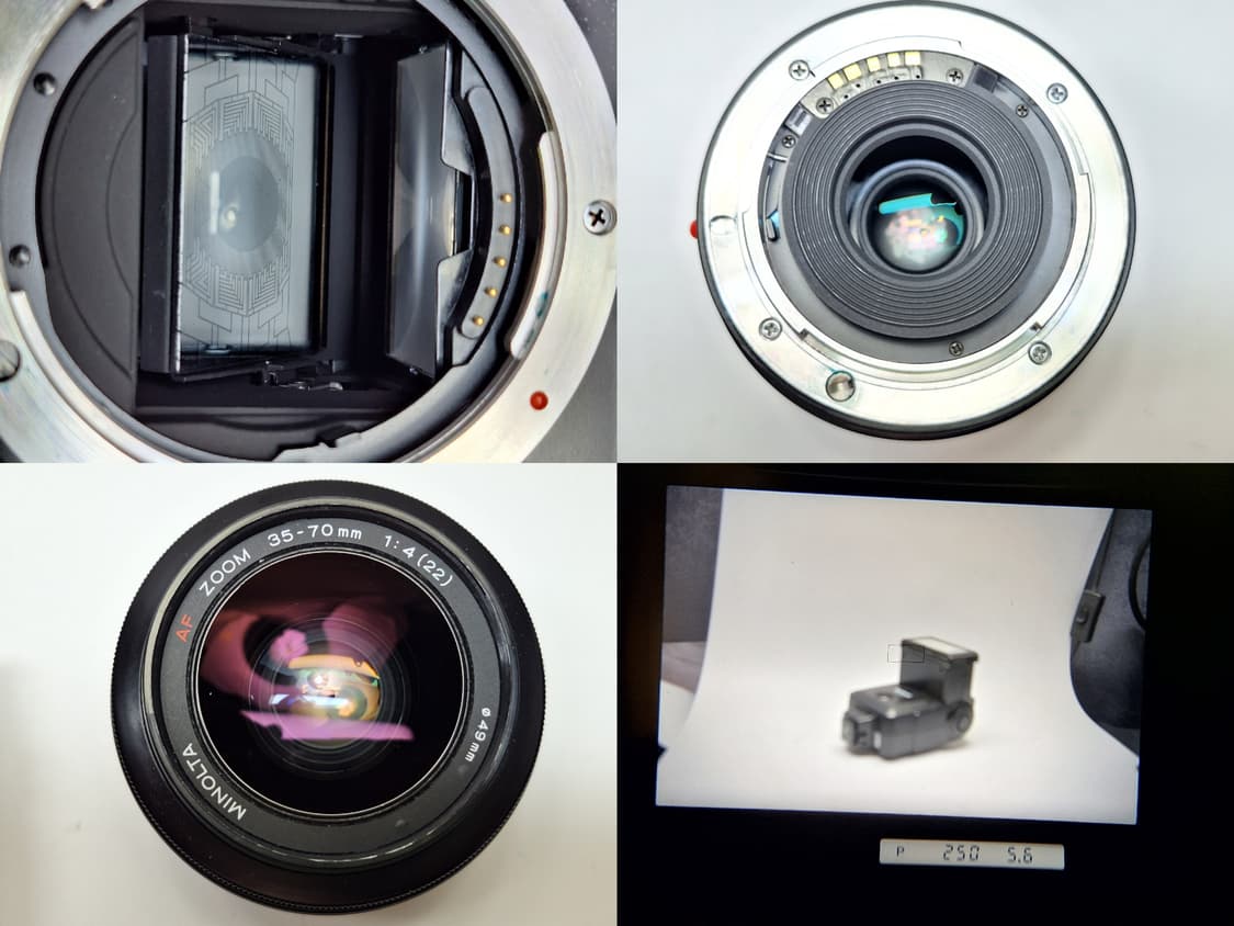 빈티지 필름카메라 풀세트/미놀타 a-7000 35-70mm 가방 스트로브 상품이미지3