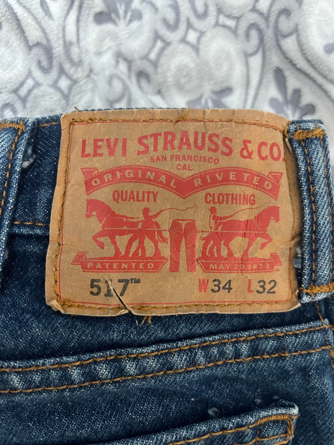 리바이스 517 빈티지 진청 30 상품이미지2