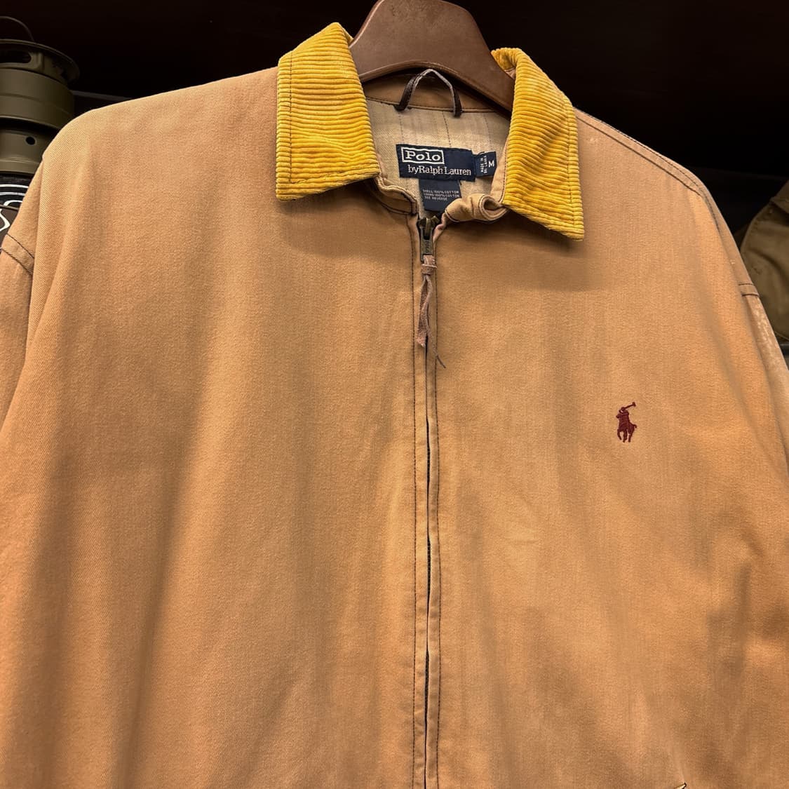 90s 폴로 랄프로렌 체크라이닝 코듀로이 카라 바이스윙자켓 N825 상품이미지3
