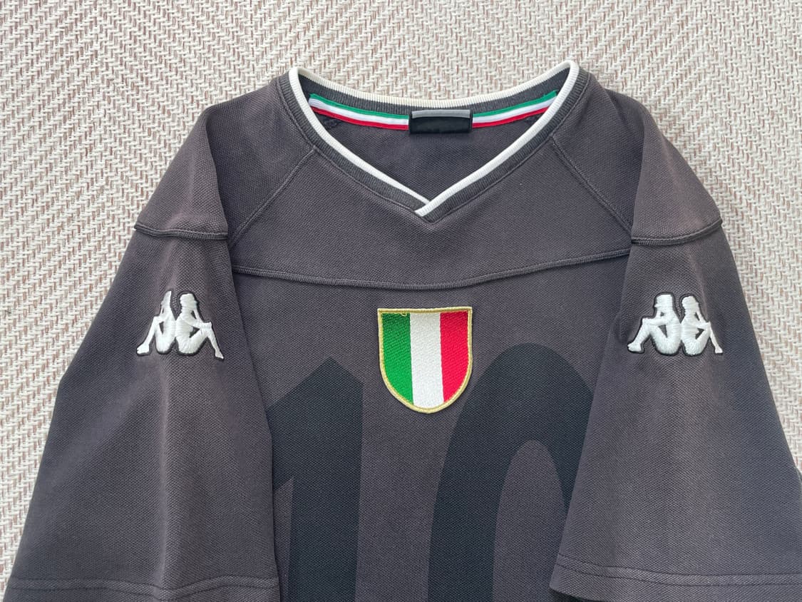 카파 이탈리아 트리컬러 실드 넘버링 풋볼 저지 상품이미지3