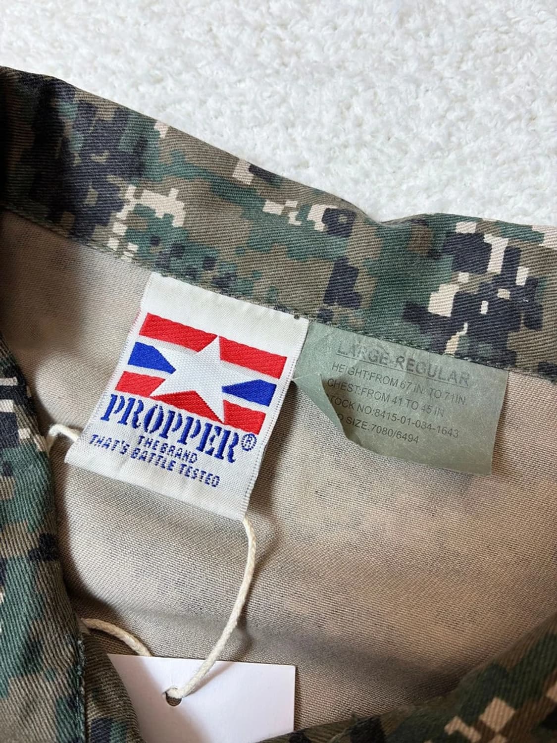 프로퍼 PROPPER USA BDU 컴뱃 셔츠 PN6365 상품이미지9