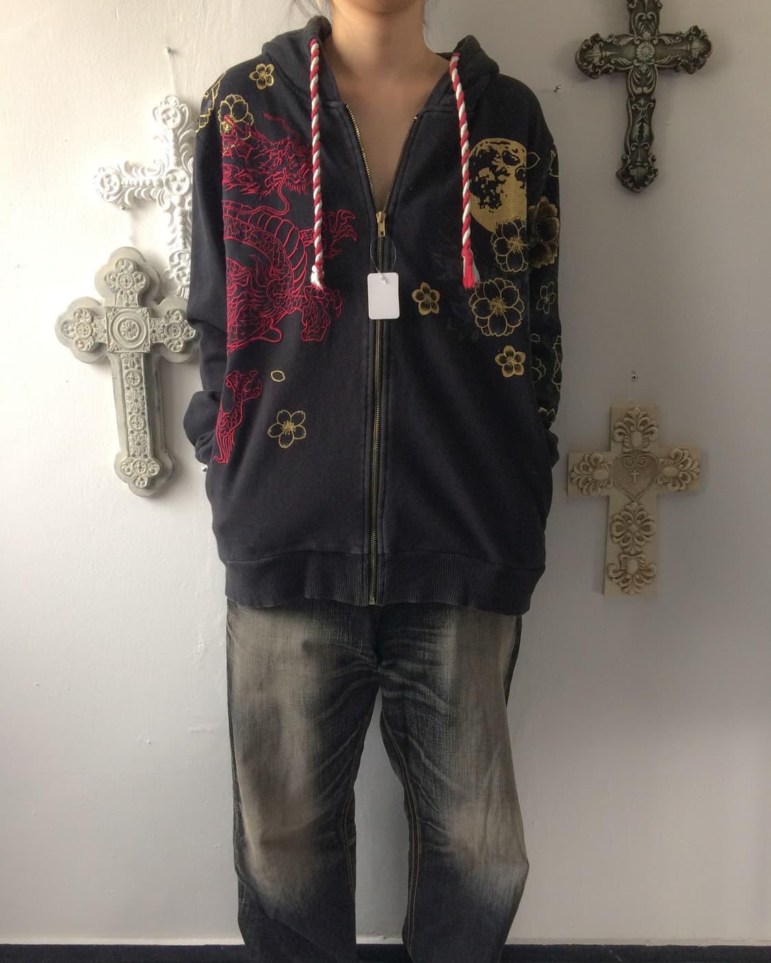 Oriental full printing hood zip up 상품이미지6