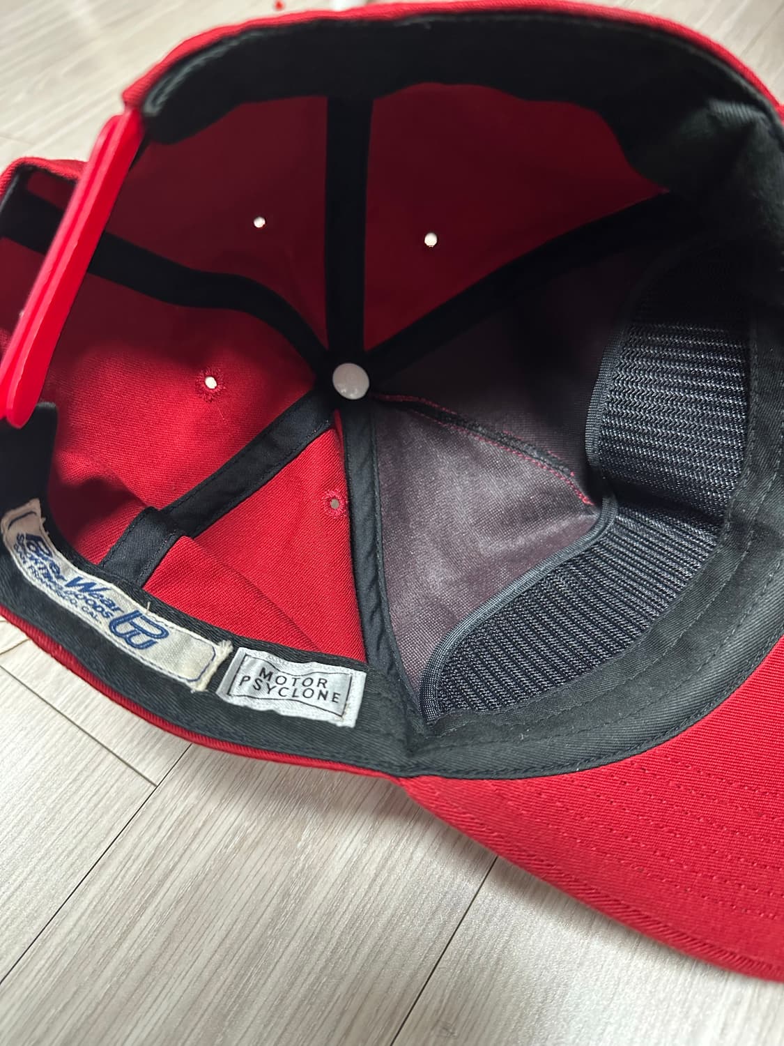 [os] 프리휠러스 모터사이클론 볼캡 레드 상품이미지4