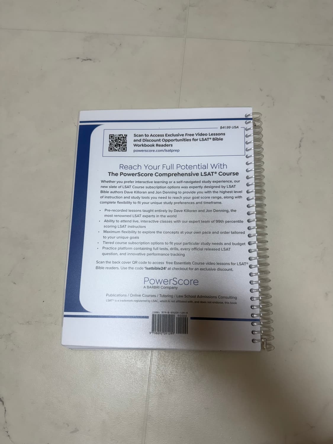 LSAT 파워스코어 바이블+워크북 풀세트 2024-25 최신개정판 상품이미지5
