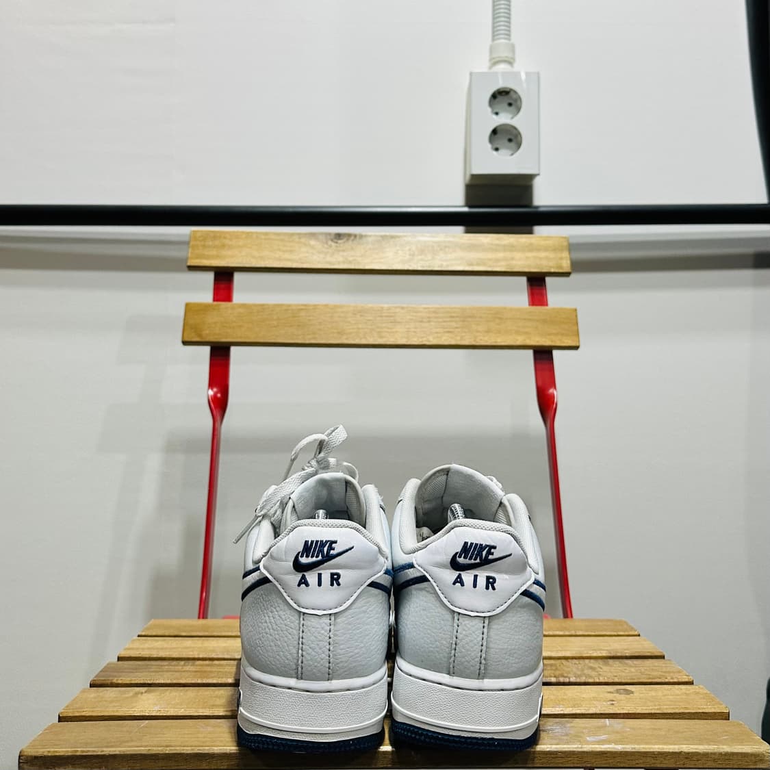 265) 나이키 운동화 남성 남자 신발 포스 1 '07 로우 미드나잇  상품이미지4