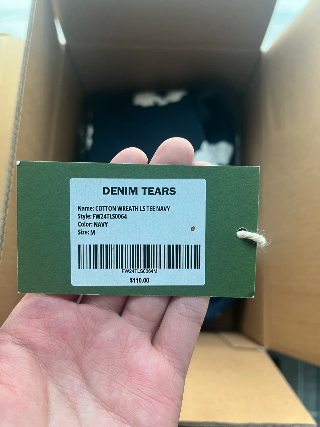 데님 티어스 롱슬리브 네이비 상품이미지5