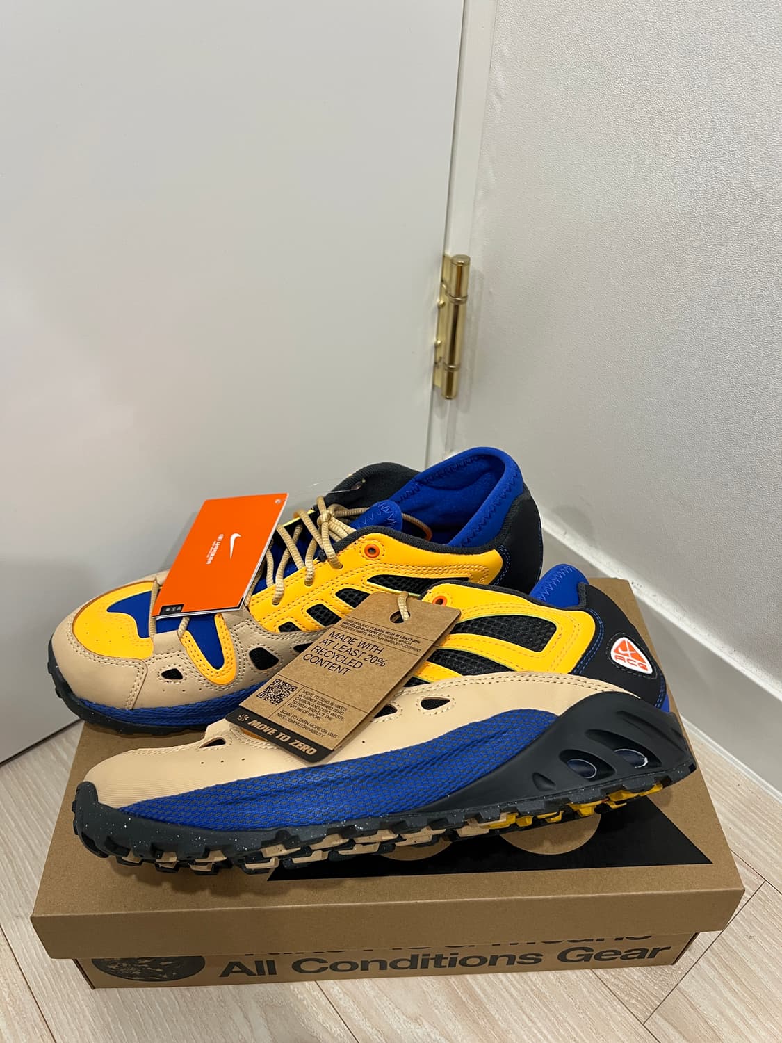 (260/US8)(새상품)나이키 ACG 에어 익스플로레이드 오렌지 블루 상품이미지2