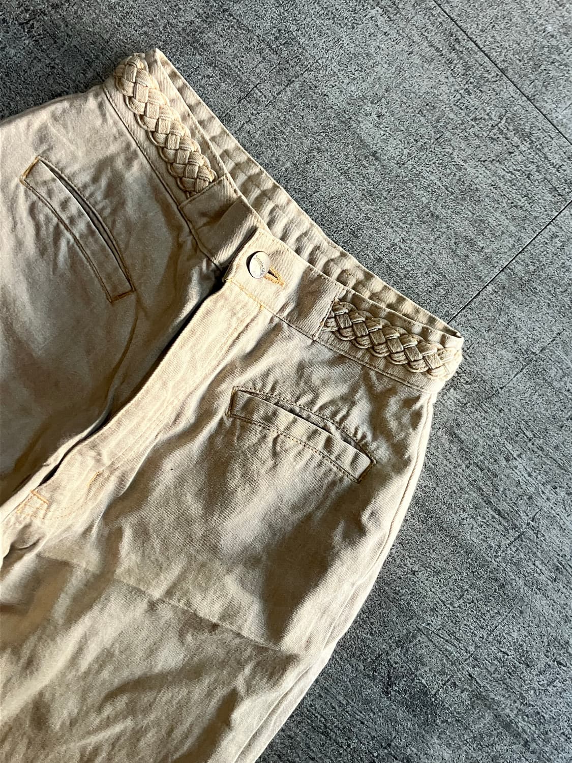 일본빈티지 Simplelife 핀터깔y2k 고딕펑크보헤미안 부츠컷팬츠 상품이미지2