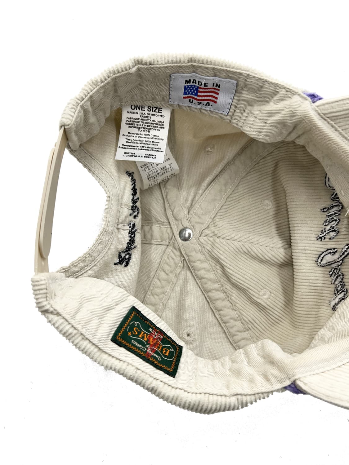 빔즈플러스 x 제이크루 코듀로이 볼캡 상품이미지3