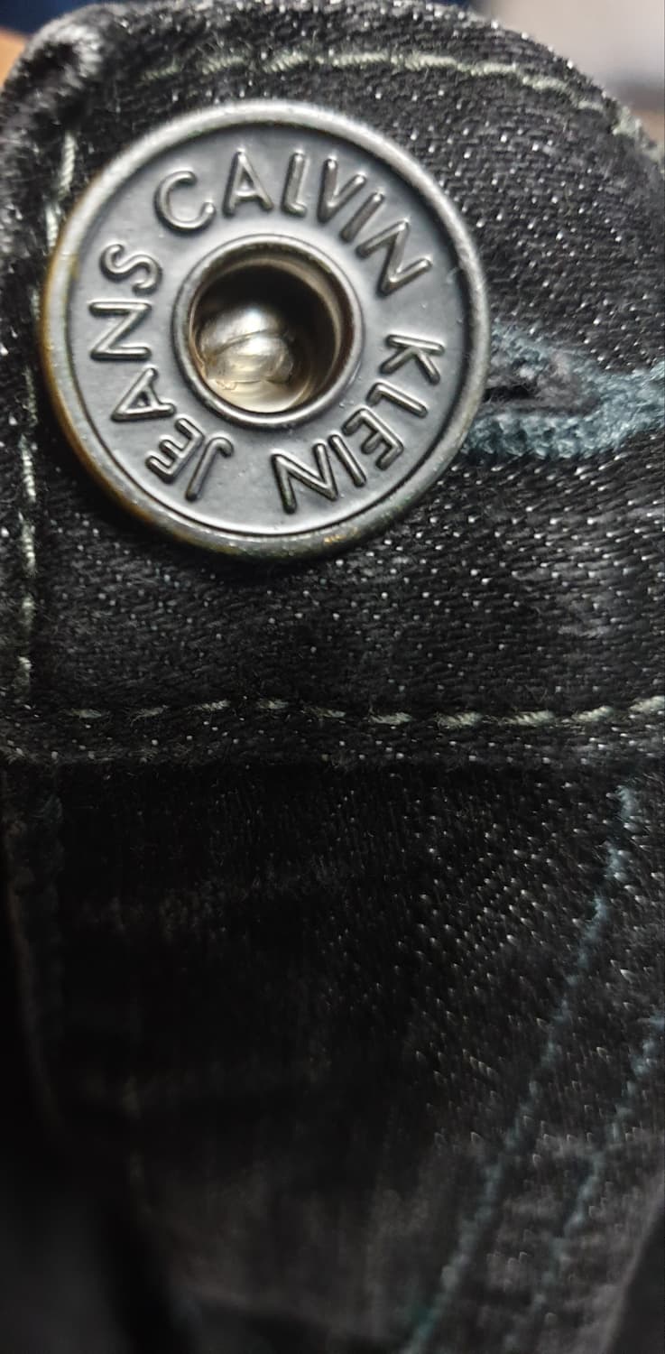 (빈티지) 캘빈클라인 진 해외판 스트레치 데님팬츠 흑청 (32) 상품이미지2