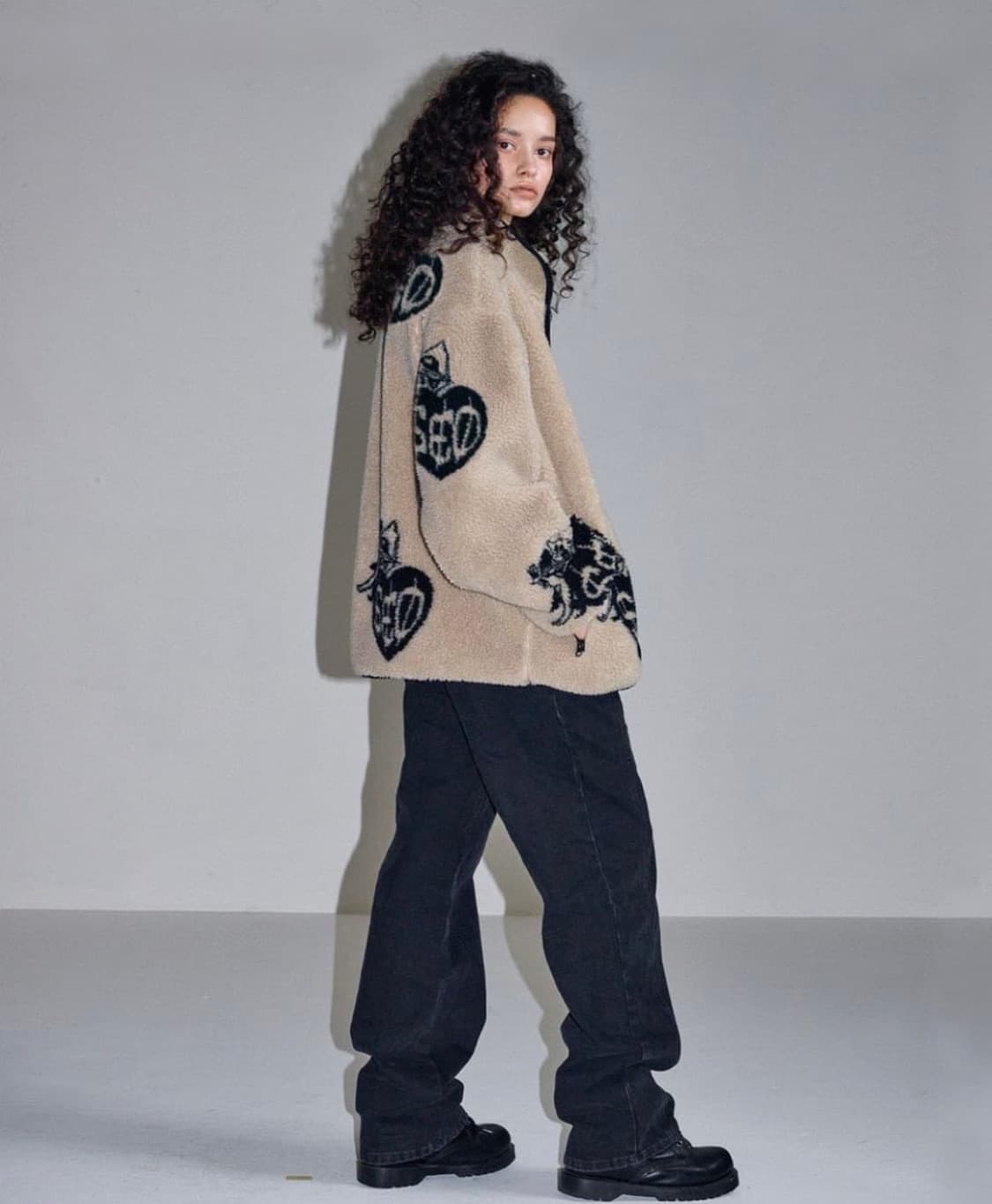 에스이오 큐피트 플리스 후리스 seo cupid fleece 큐피드 상품이미지2