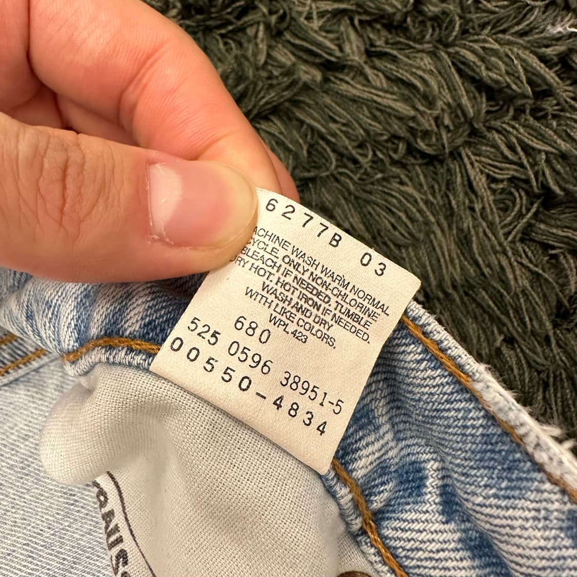 (28.5inch) 90s 리바이스 데님 쇼츠 청반바지 상품이미지10