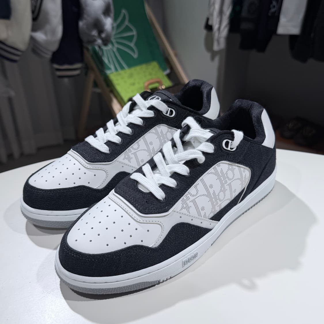 (A+/42) / 디올 갤럭시 B27 블랙 데님 스니커즈 상품이미지2