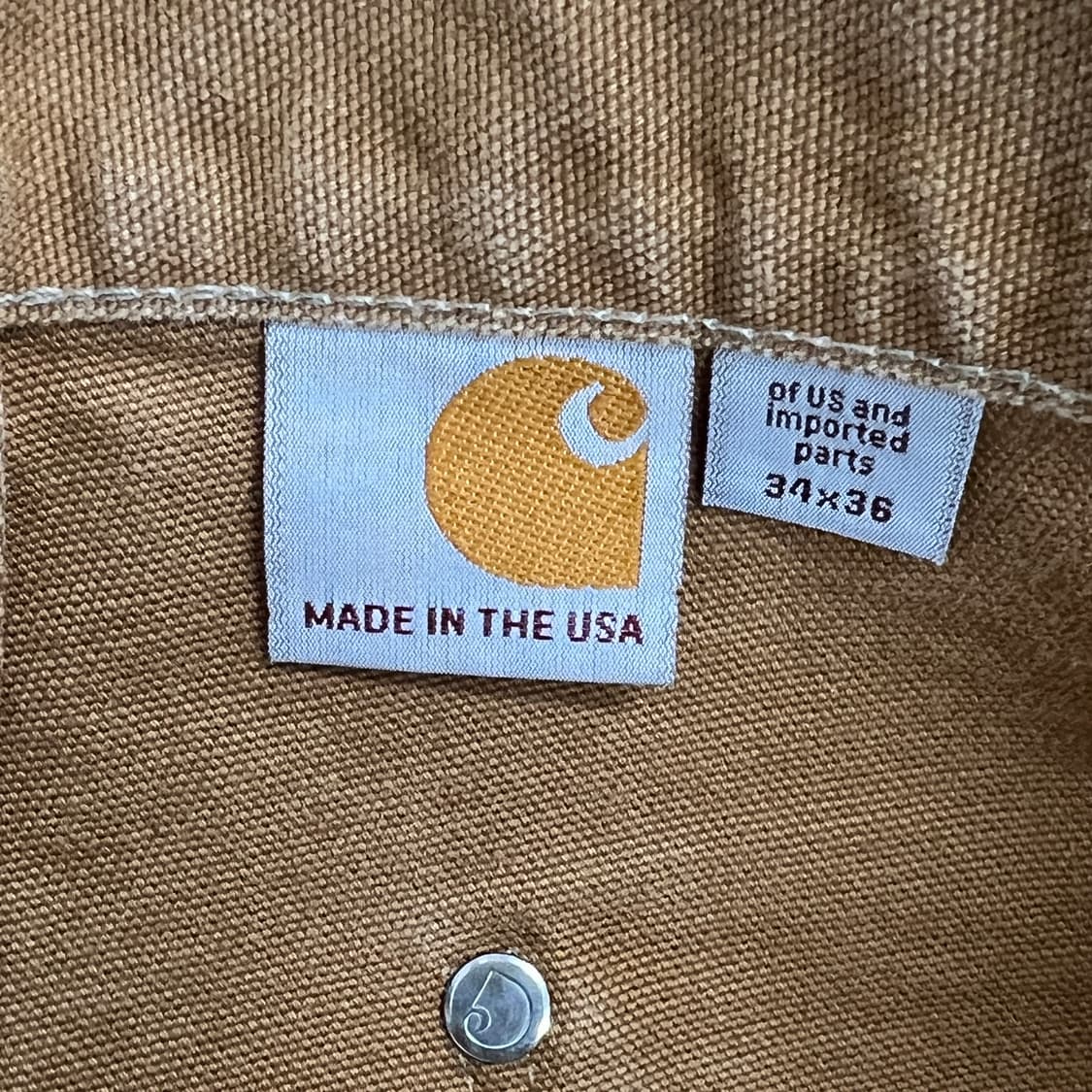 Carhartt 칼하트 B01 더블니 던가리 워크 팬츠  상품이미지3