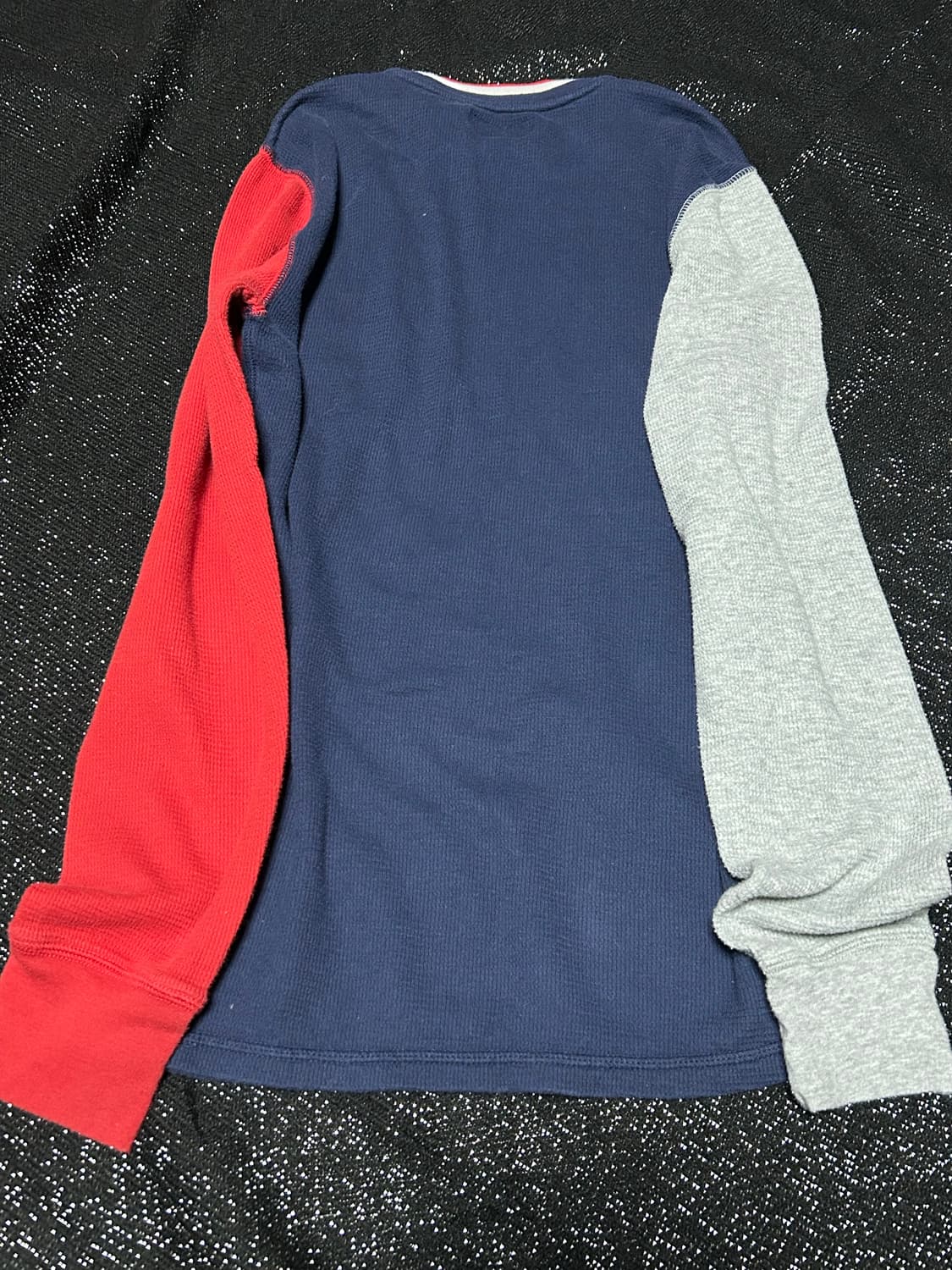 *rare* 2000s 폴로 성조기 와플 롱슬리브  상품이미지3