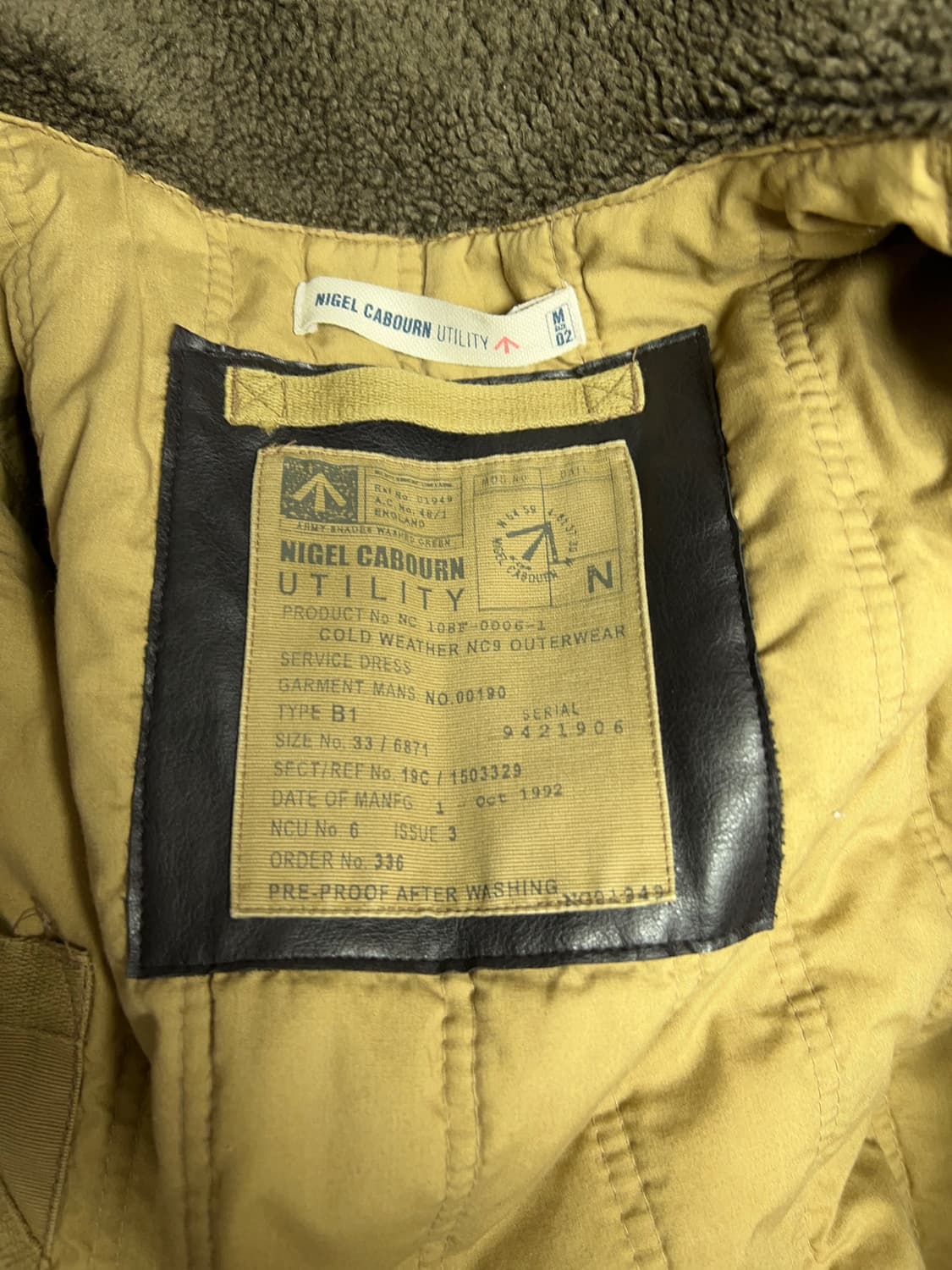 Nigel cabourn utility jacket 상품이미지7