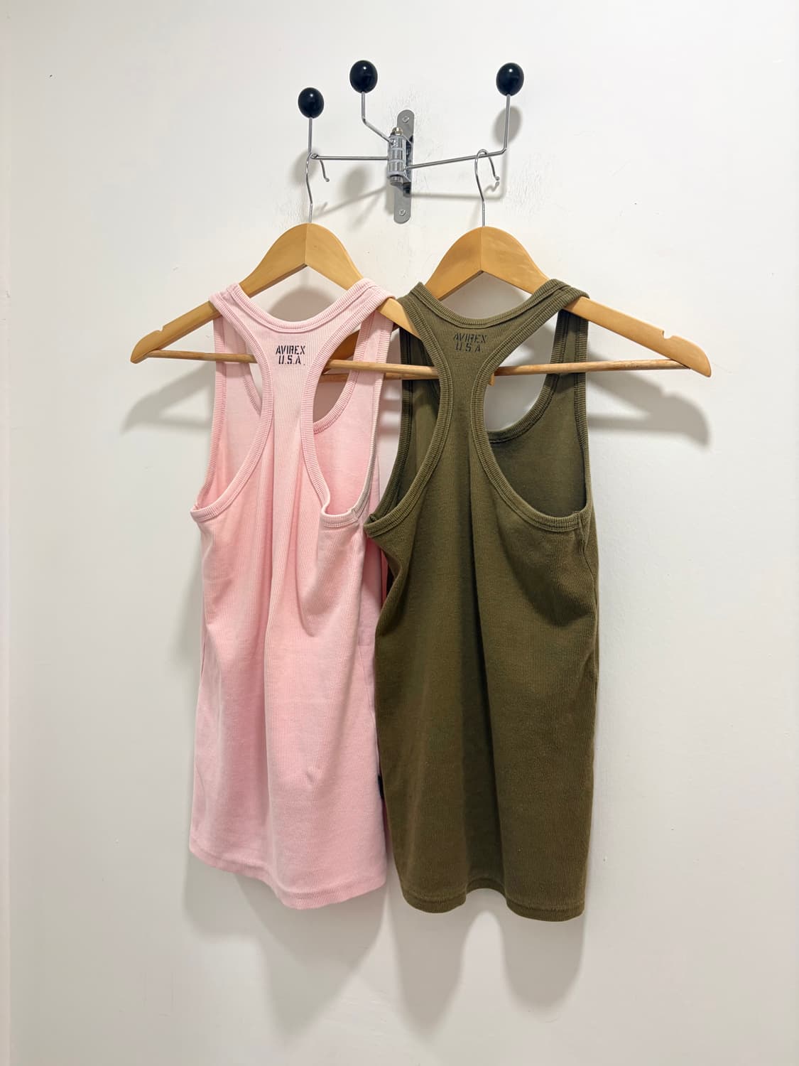 아비렉스 avirex 핑크 카고 슬리브리스 민소매 상품이미지1