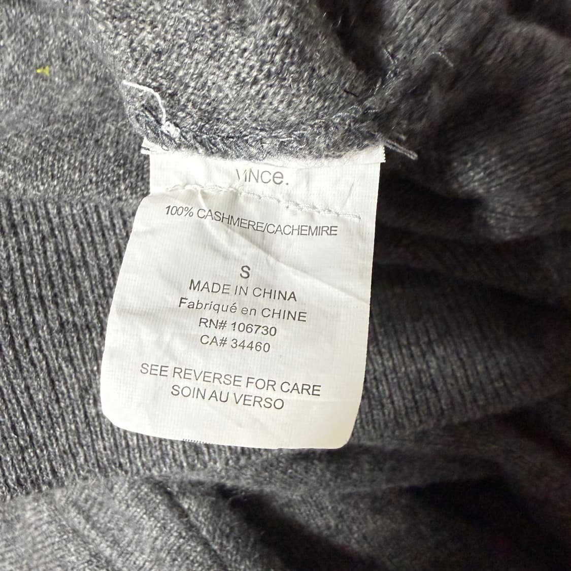 빈스(vince) 캐시미어 100% 가디건 상품이미지6