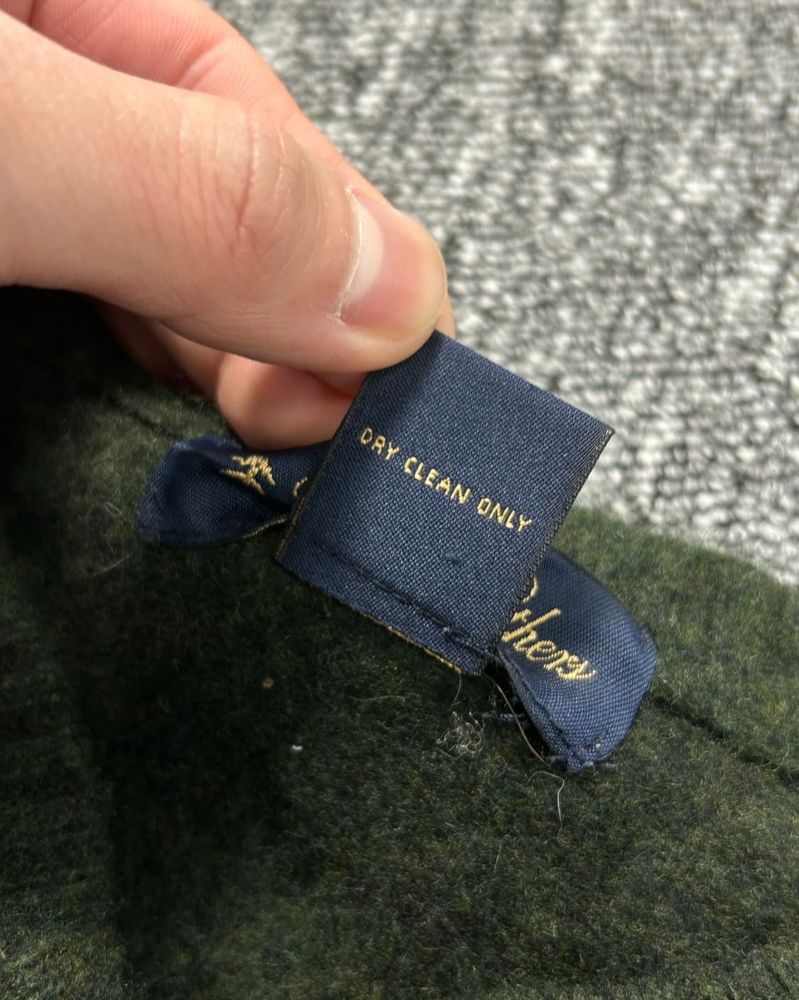 브룩스 브라더스 올리브 케이블 니트  상품이미지6