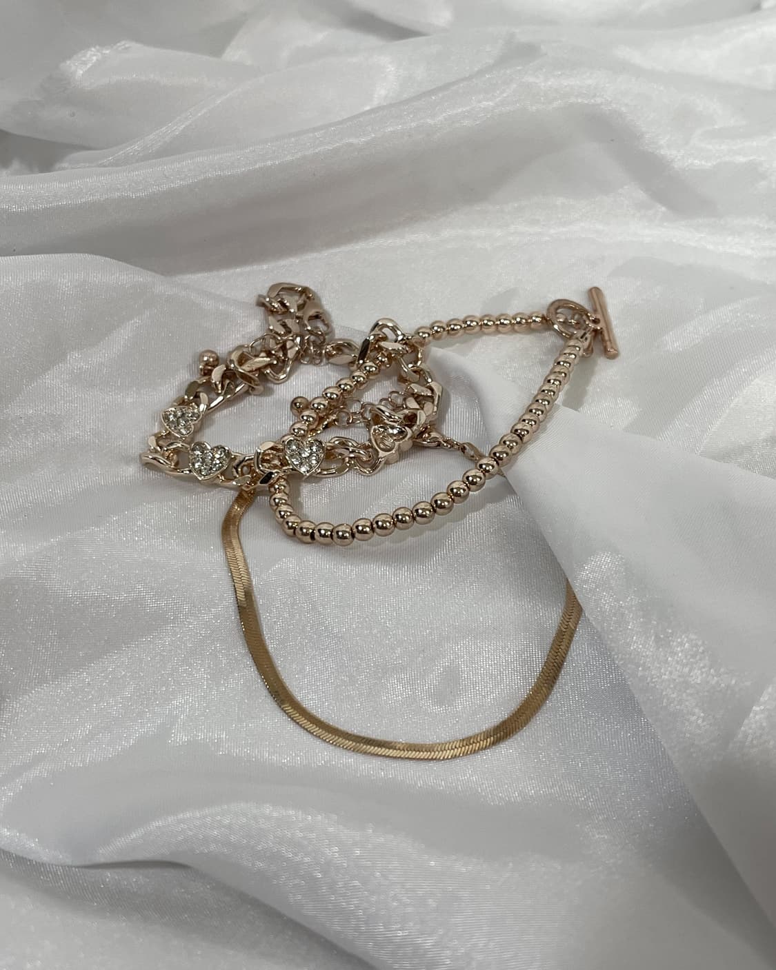 heart bracelet set 상품이미지3