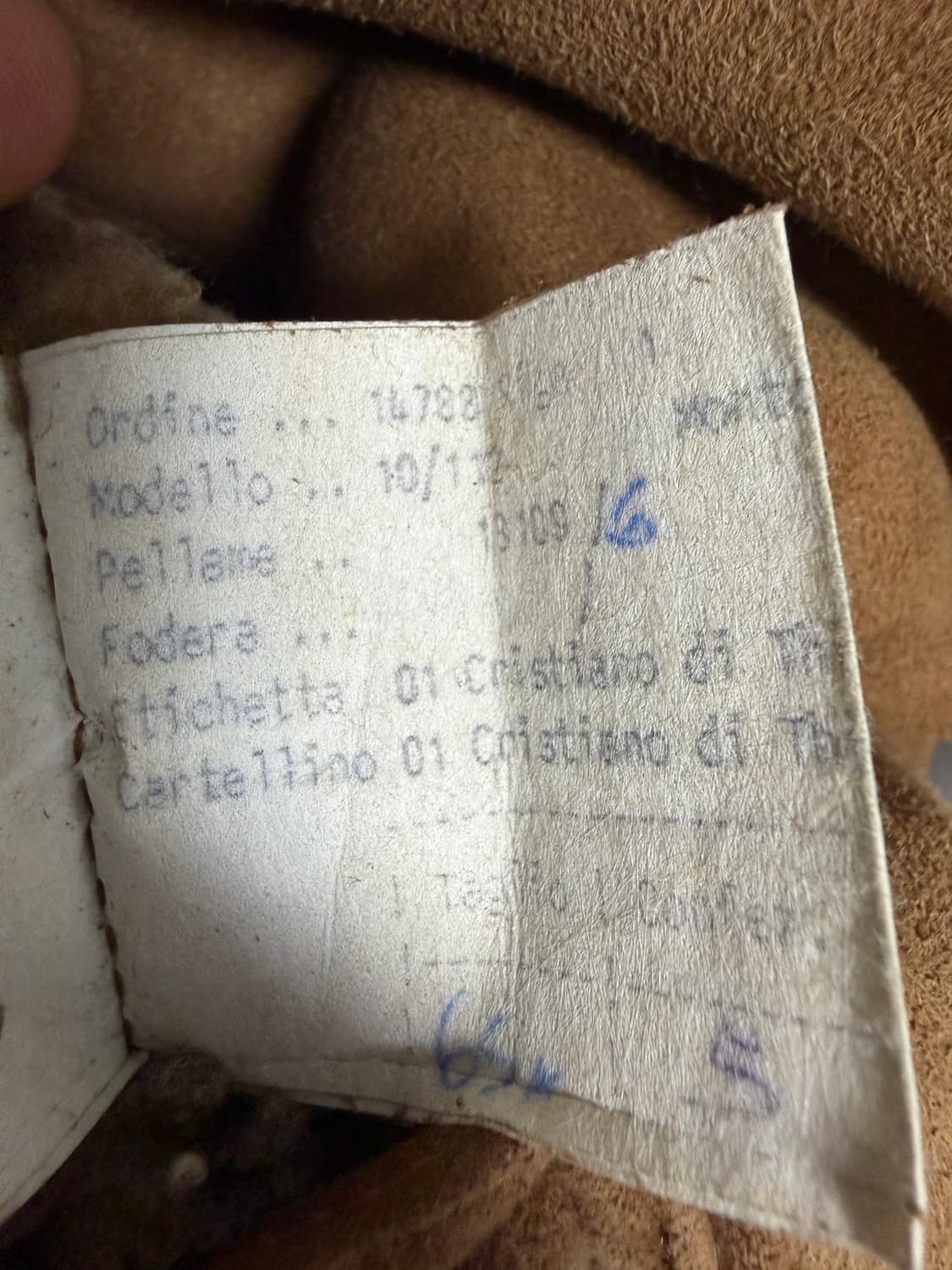 VTG 이태리 CRISTIANO DI THIENE 무스탕 자켓 상품이미지4