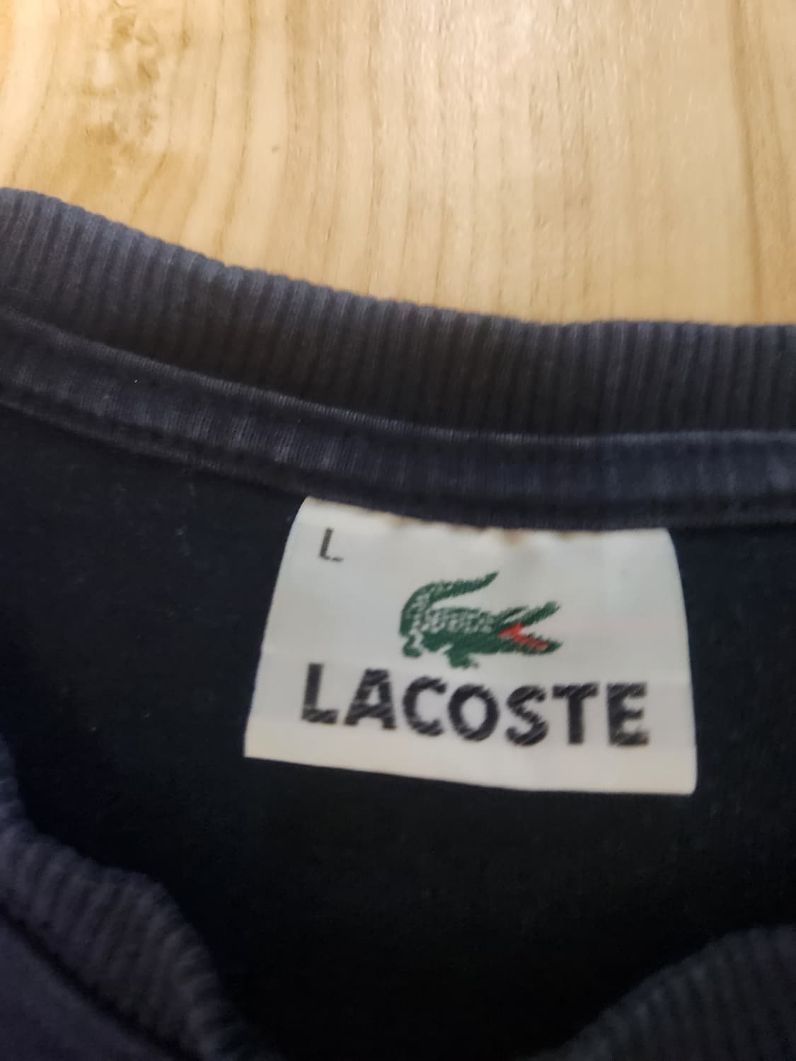 라코스테 네이비 맨투맨 L 상품이미지2