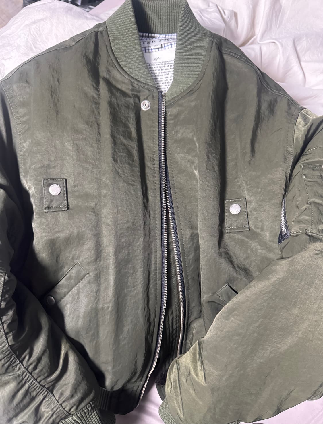 애프터프레이 25fw ma-1 카키 m사이즈 상품이미지1