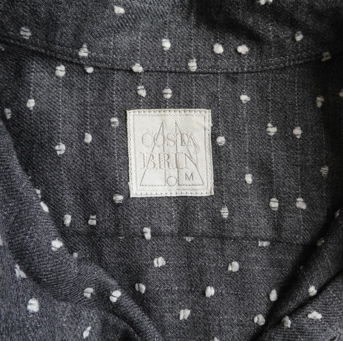 차콜 도트 패턴 셔츠 (COSIA BRIN) 1946 상품이미지4