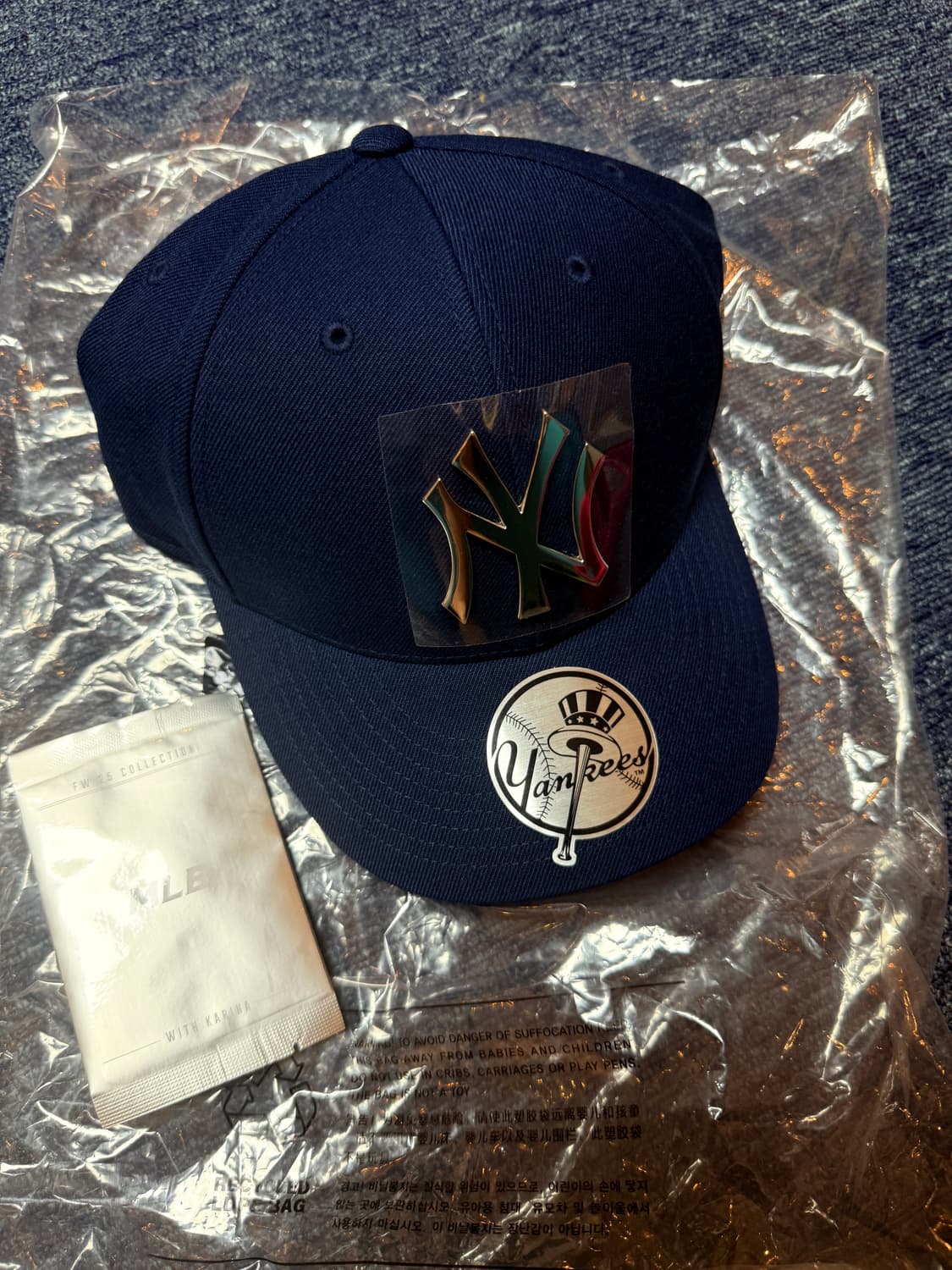 MLB 카리나 익스클루시브 볼캡 뉴욕 양키스 네이비 색상 새상품 상품이미지2