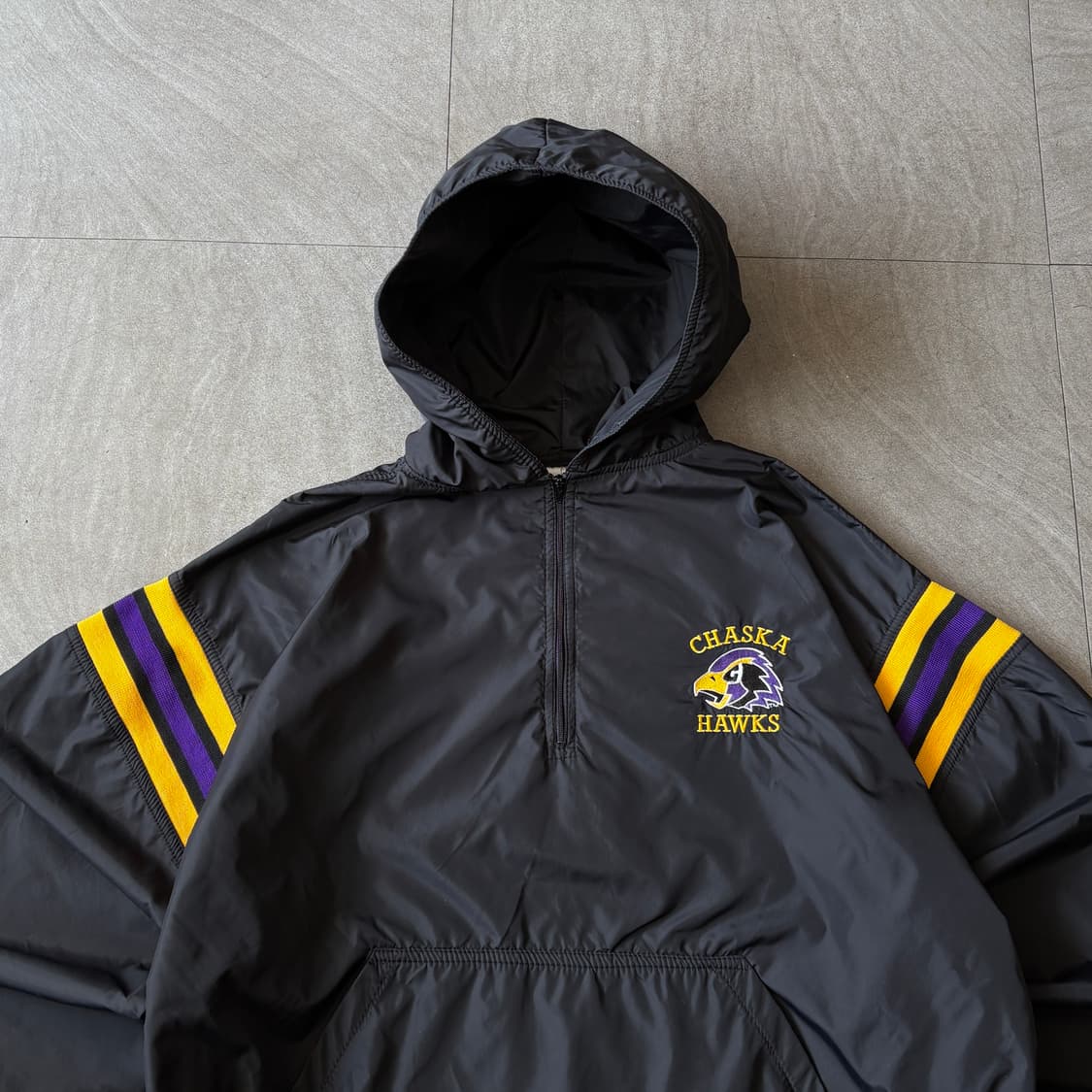 90년대 미국 생산 블랙 블랙 웜업 자켓 상품이미지2