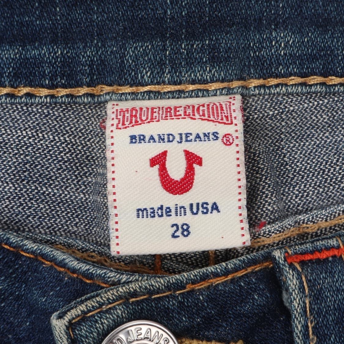 트루릴리젼 y2k 조이 워시드 부츠컷 데님팬츠 상품이미지8