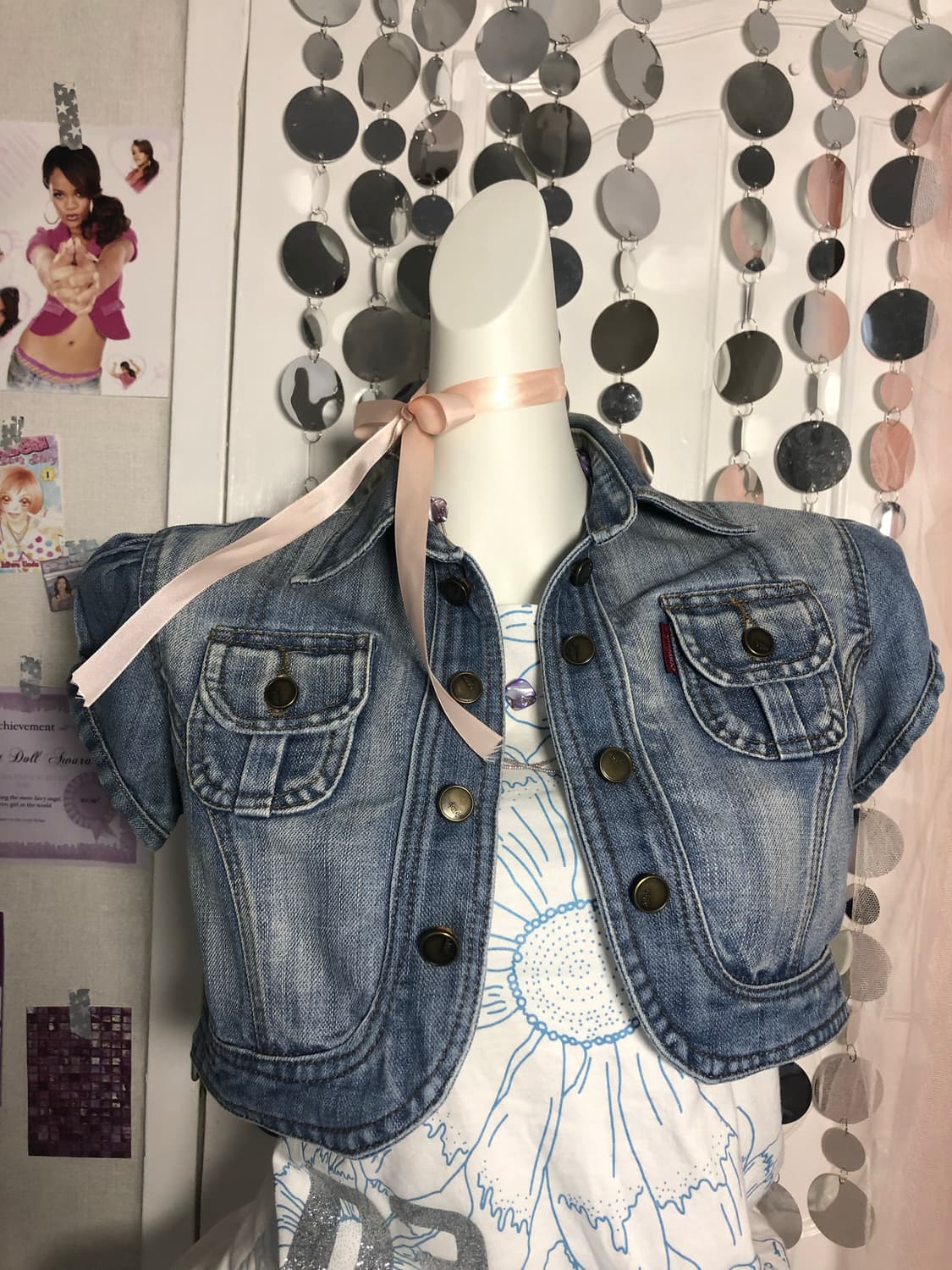 denim cutie crop jacket 상품이미지1