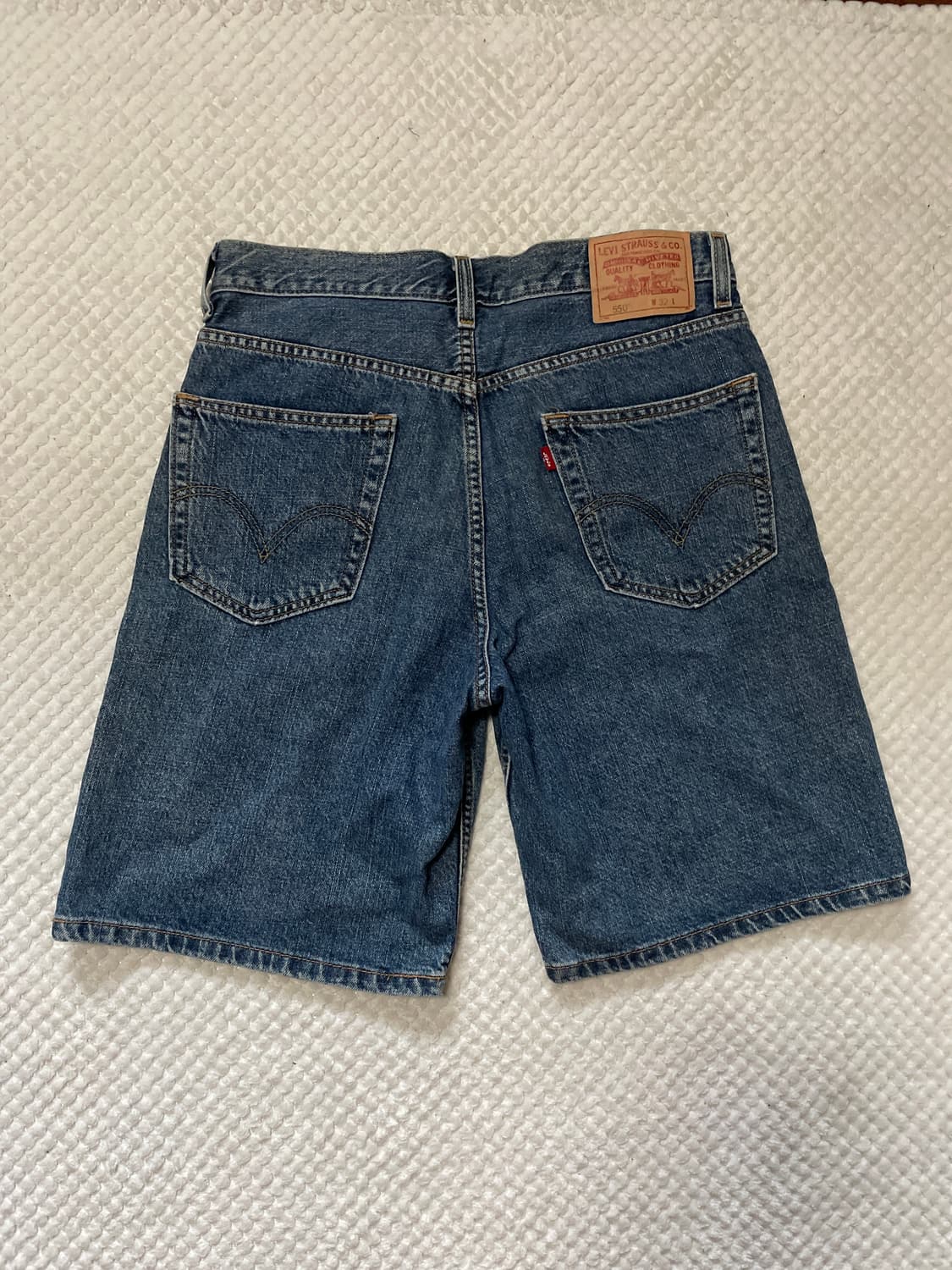 리바이스 00‘s 550 릴랙스 핏 데님 쇼츠 청반바지(클리닝O) 상품이미지2