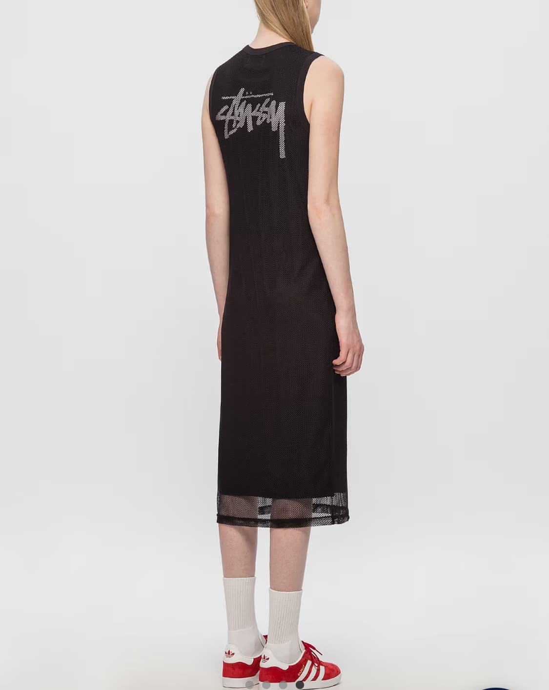 🖤 STUSSY 스투시 메쉬 롱 원피스 (S) - A급 상품이미지1