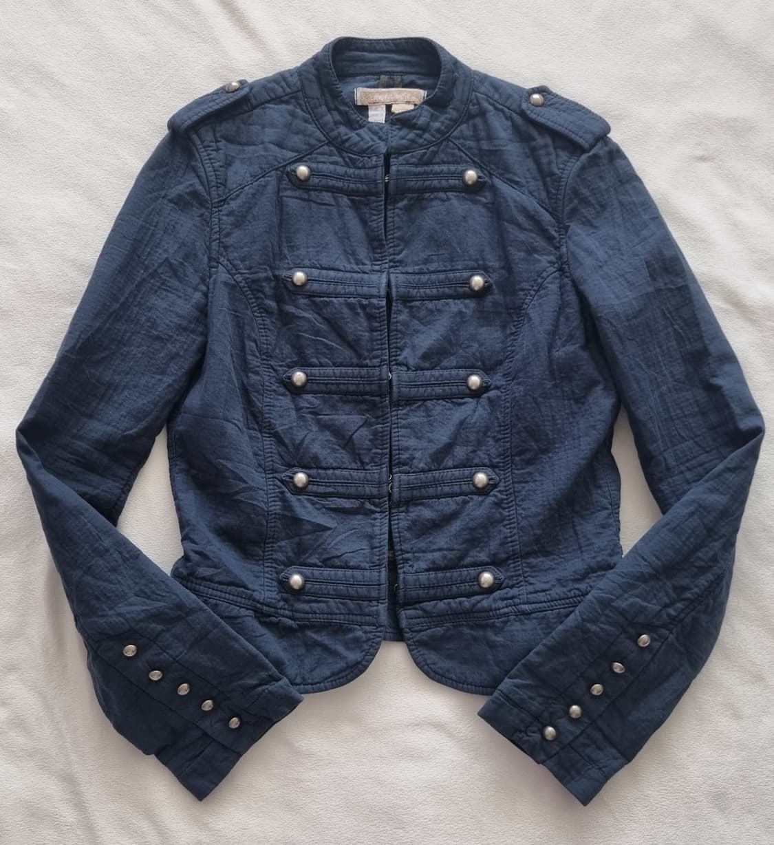 빈티지 y2k 00s 긱시크 네이비 나폴레옹 자켓 상품이미지1