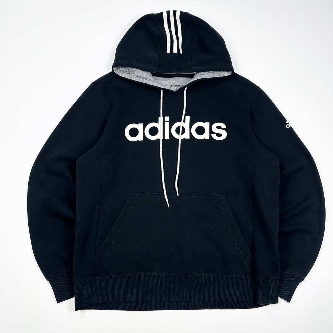 아디다스 오리지널 블랙 후드티 (XL) 상품이미지2