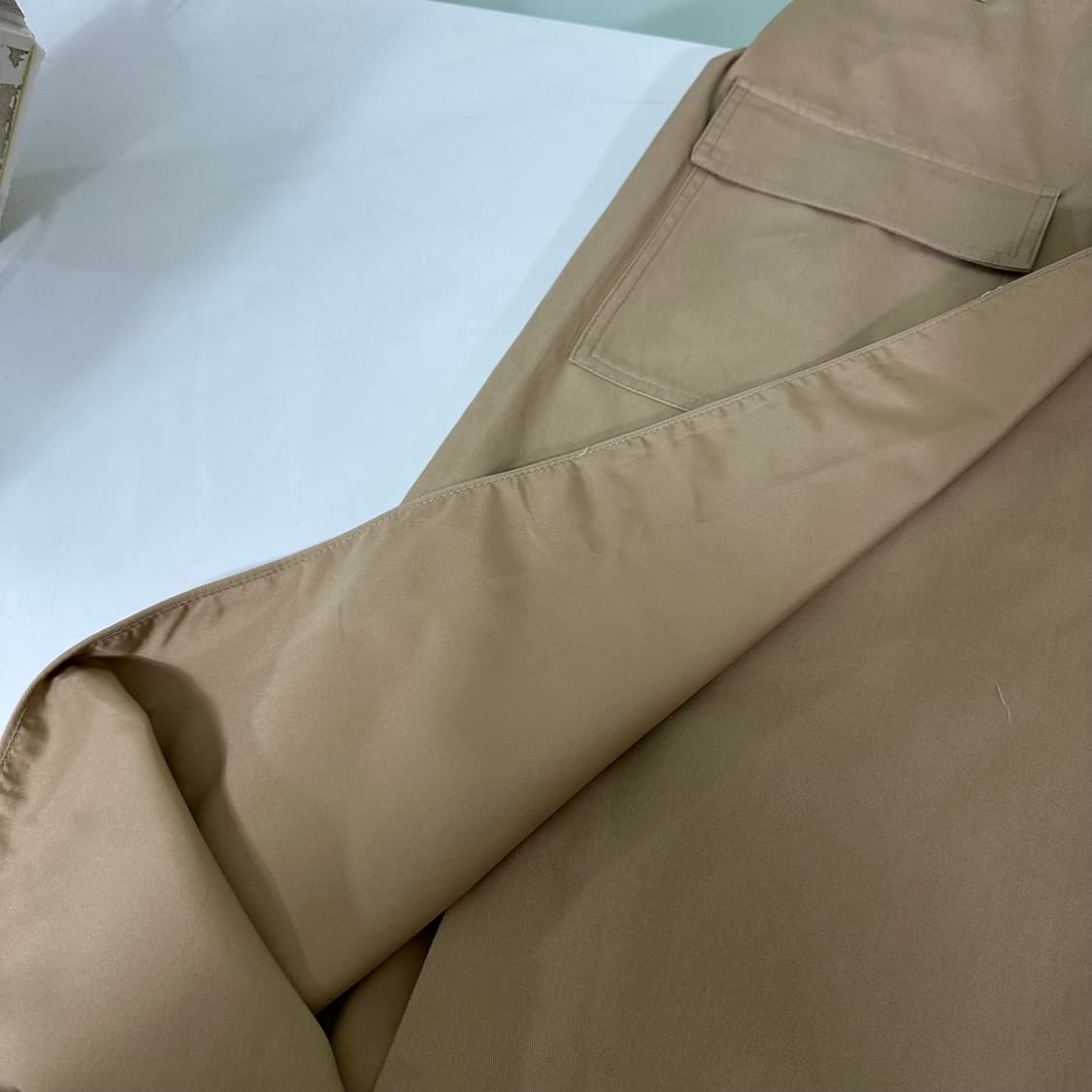 우먼L-XL 흐앤므 H&M 베이지 A라인 코튼 롱스커트 상품이미지2