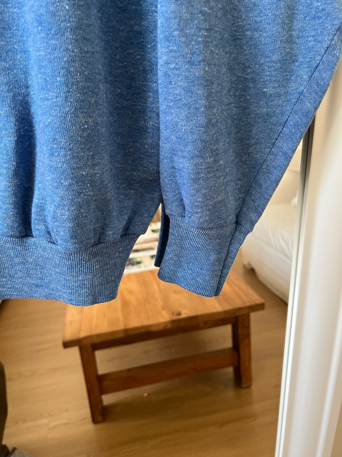 80s 헤더 블루 래글런 스웻셔츠 Made in USA 상품이미지3