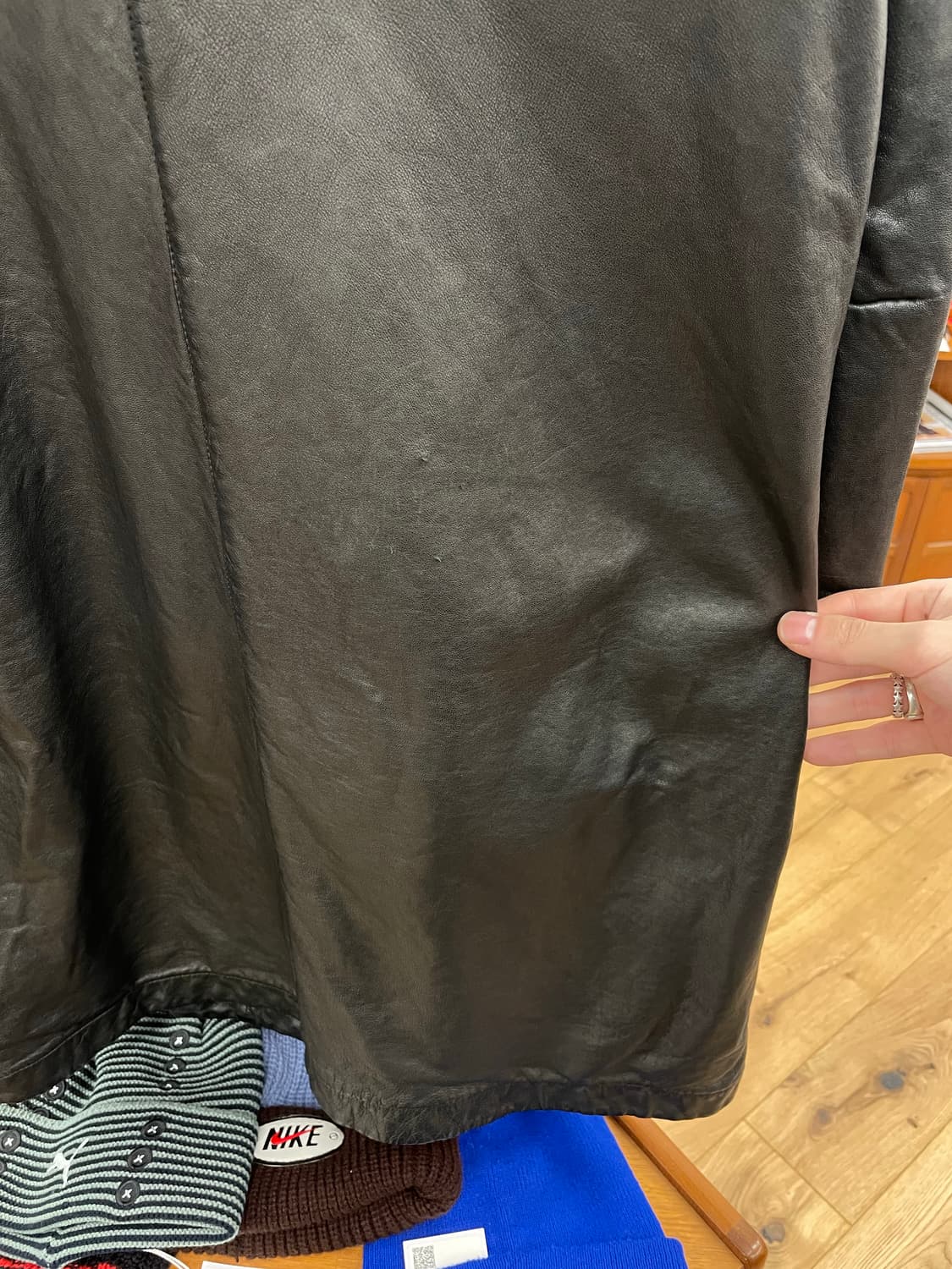 [38] 마르니 레더 후드 코트 상품이미지9