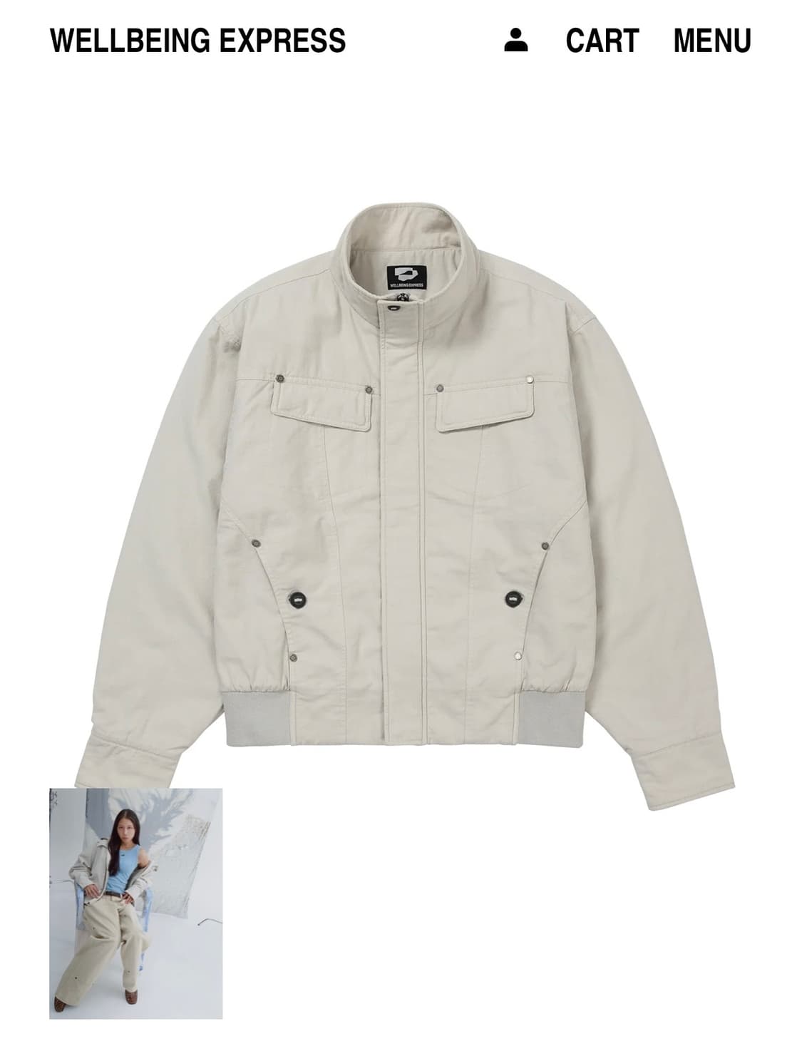 웰빙익스프레드 워시드자켓 판매합니다 상품이미지1